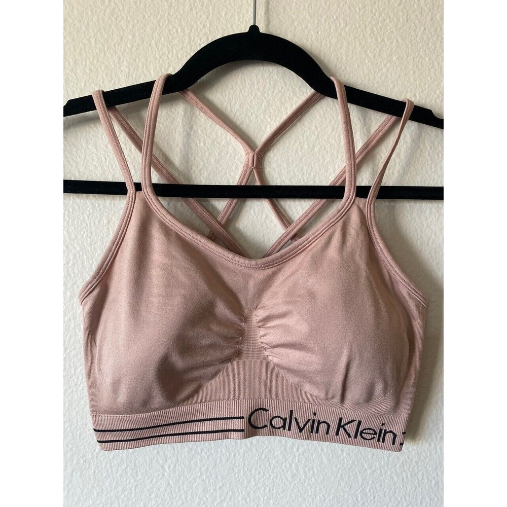 Calvin Klein Sports Bra Pink - SIZE S -